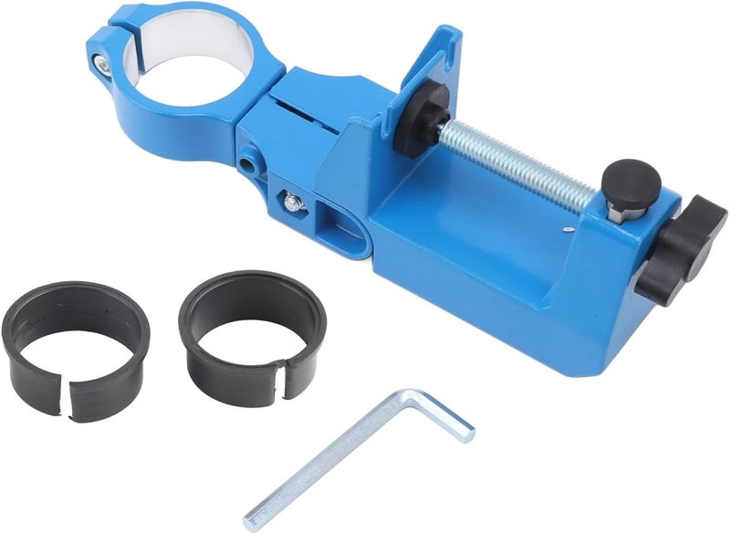 CHEOTIME Bench Top Drill Holder, 360 Degree Adjustable Bench Drill Stand Hand Drill Fixing Bracket Holder Universal Electric Angle Drill Holder for Table - Image 1